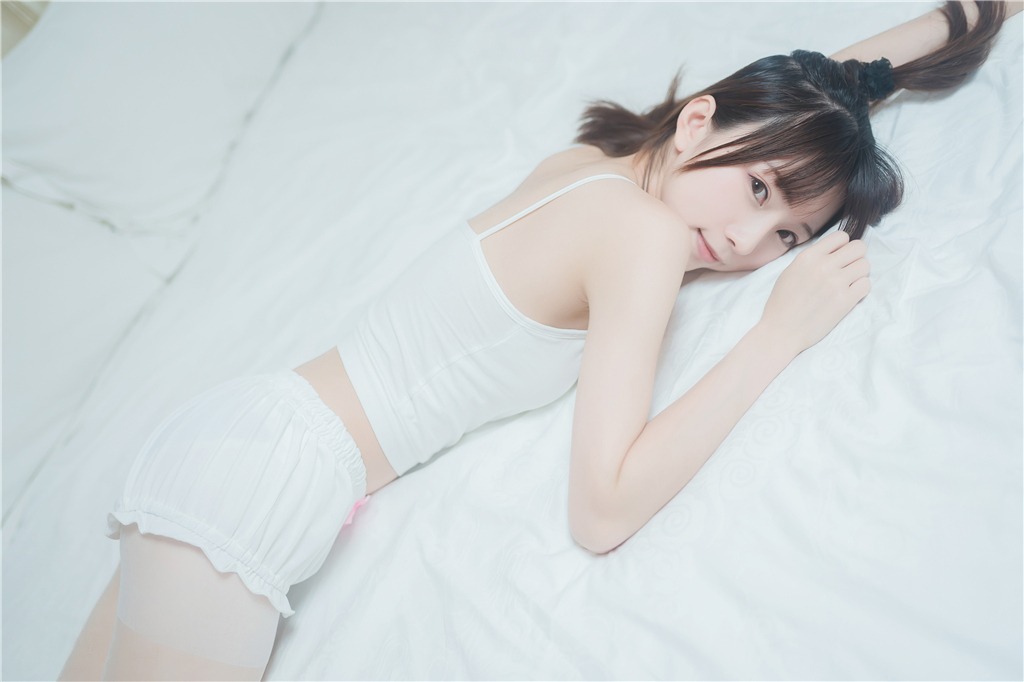 图片[1]-Kitaro_绮太郎 – NO.007 白丝套装[42P]-XikXak